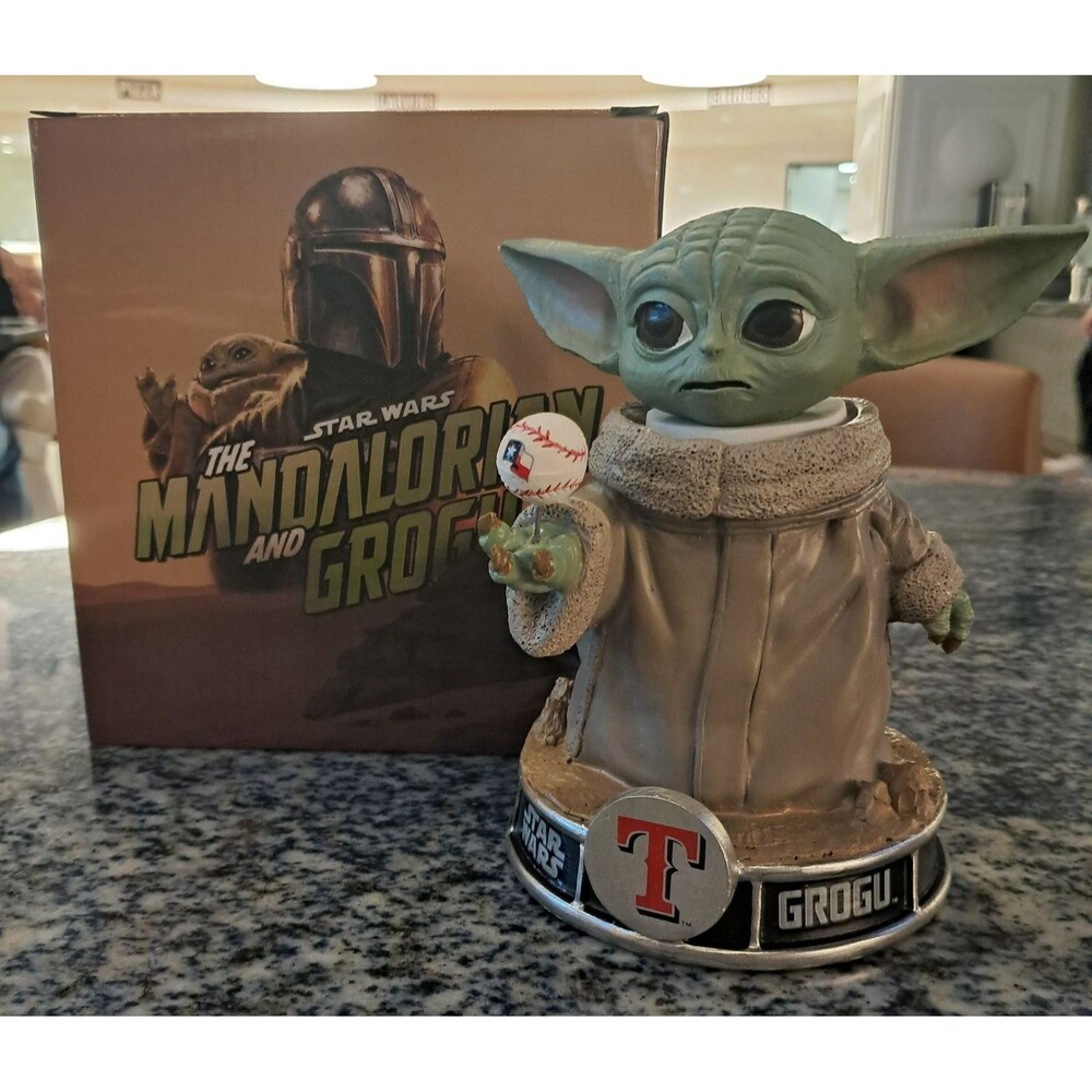 Star Wars GROGU Bobblehead  Texas Rangers SGA 5/31/26.